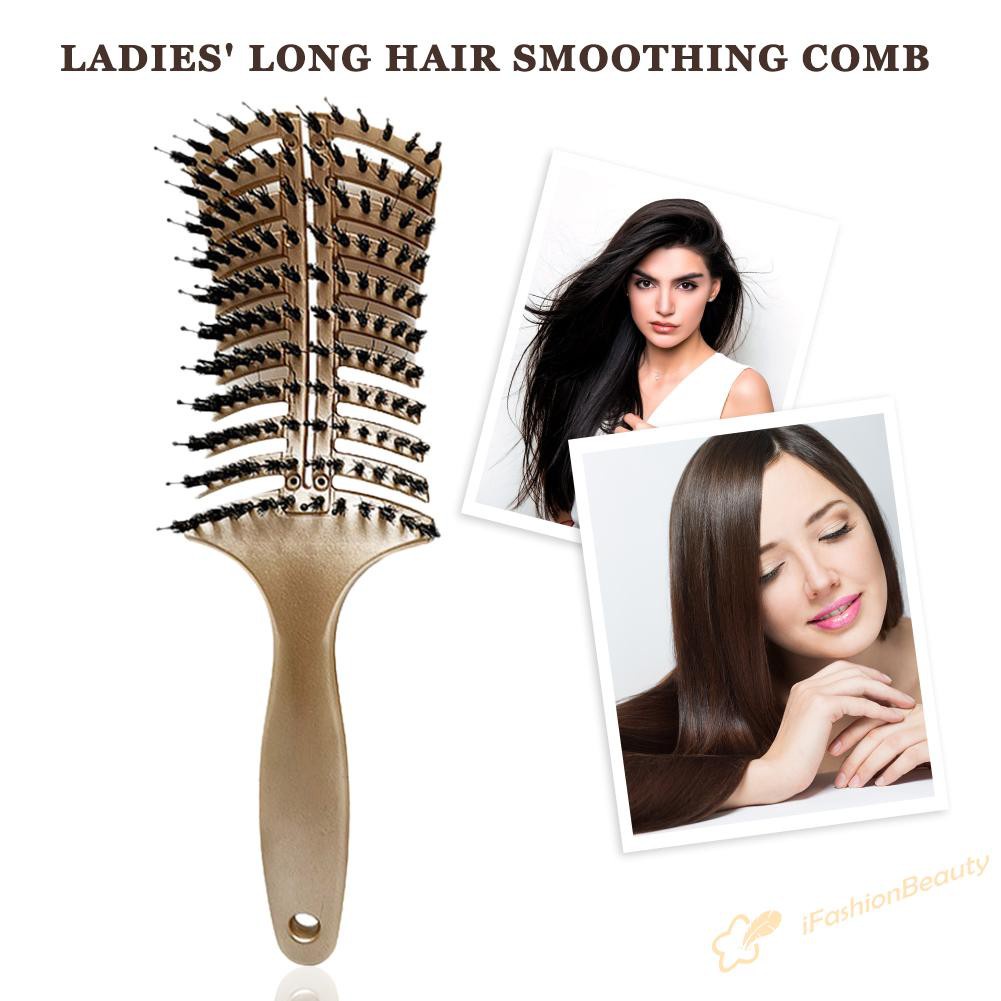 【New】Plastic Hair Scalp Massager Straight Comb Brush Hairdressing Styling Tools