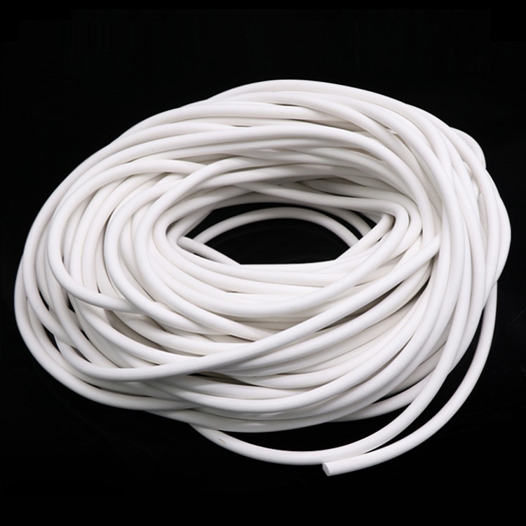 5Meter  Silicone Foam Round Strip  Dia 1/1.5/2/2.5/3/3.5/4/5mm  Sealing Gasket Sponge Strip Soundproof Seal White Cuộn Dây Xốp  Cách Âm Tiện Dụng