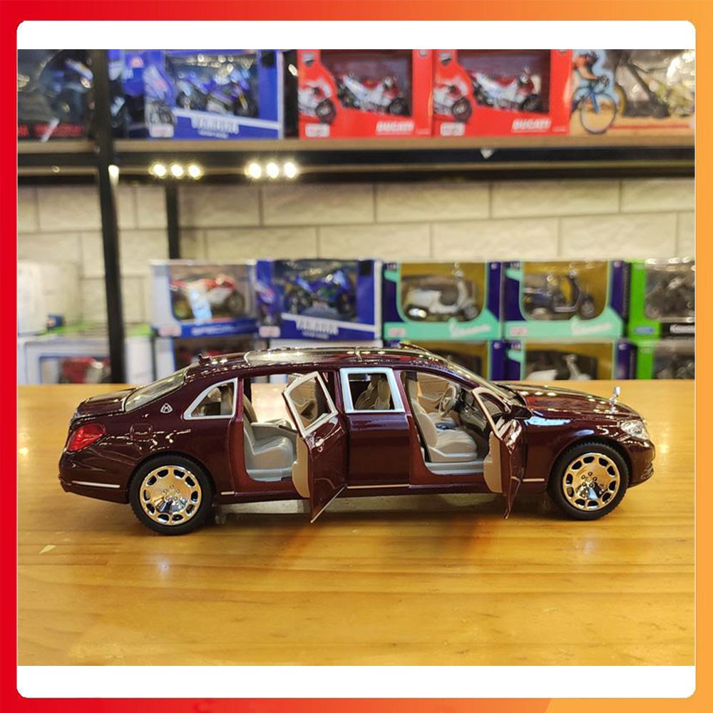 Xe mô hình Mercedes-Benz Maybach S600 tỉ lệ 1:24 XLG cao cấp