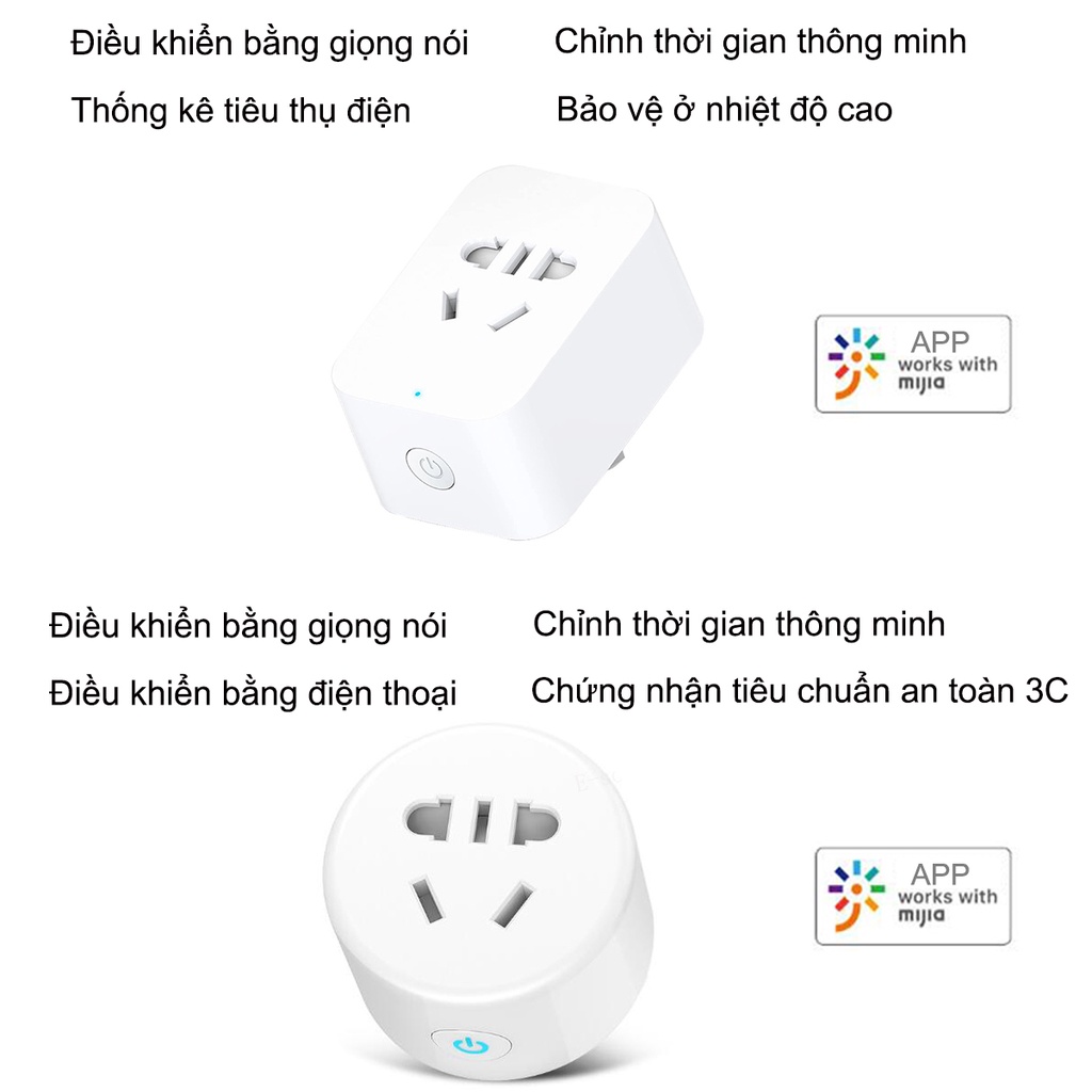 Ổ cắm thông minh điều khiển qua Wifi Bluetooth Xiaomi Mijia Gen 2 Xiaomi Gosund CP1 | BigBuy360 - bigbuy360.vn