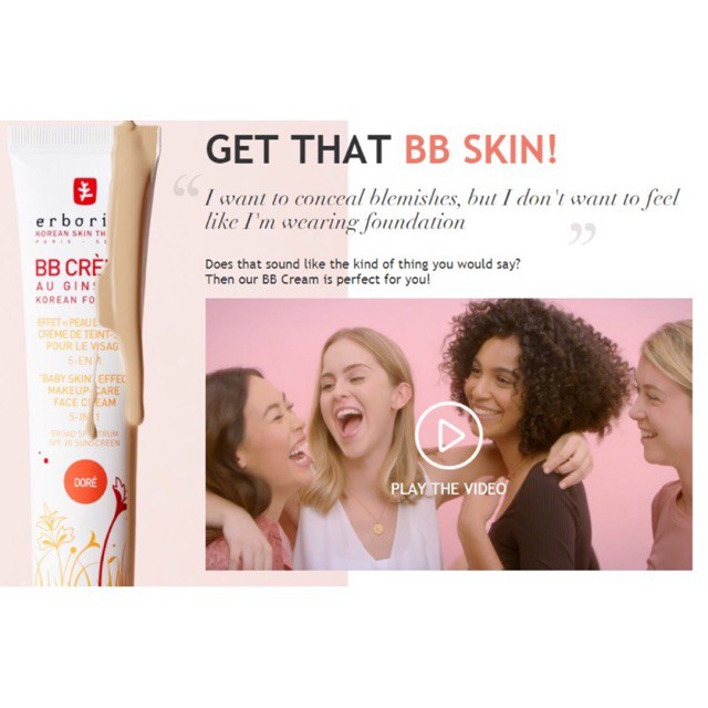 🇫🇷🇰🇷 ERBORIAN BB cream kem nền các màu 💞 TamTam 💞