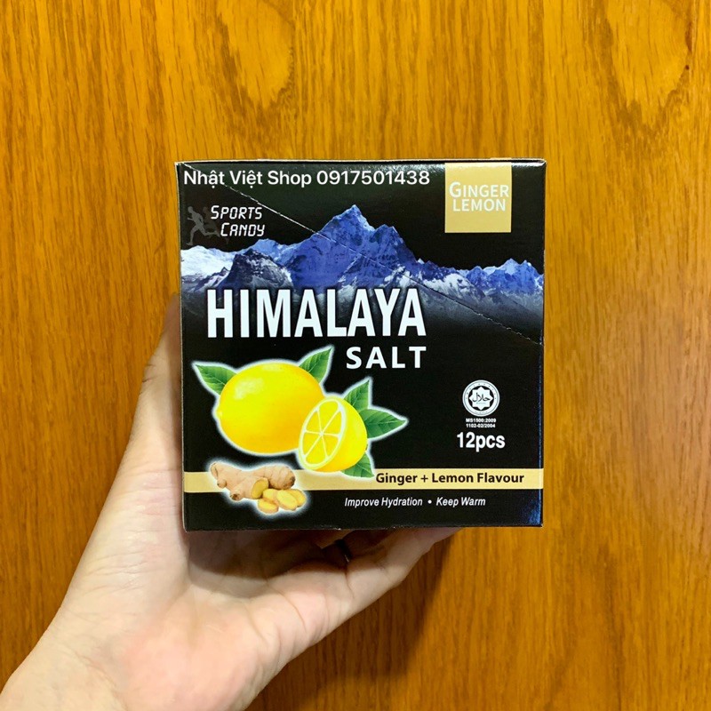 Kẹo Chanh Muối Gừng Himalaya Salt Ginger Lemon Flavour (180g)