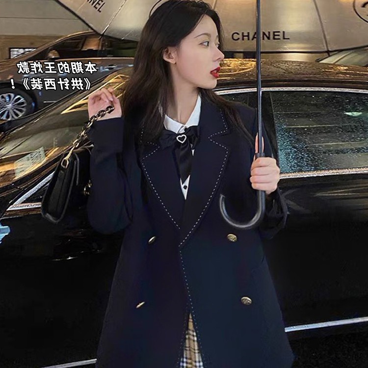 Ảnh thật 3 hình cuối-HC560.Áo blazer kiểu xuân thu thiết kế sang trọng Hàn Quốc