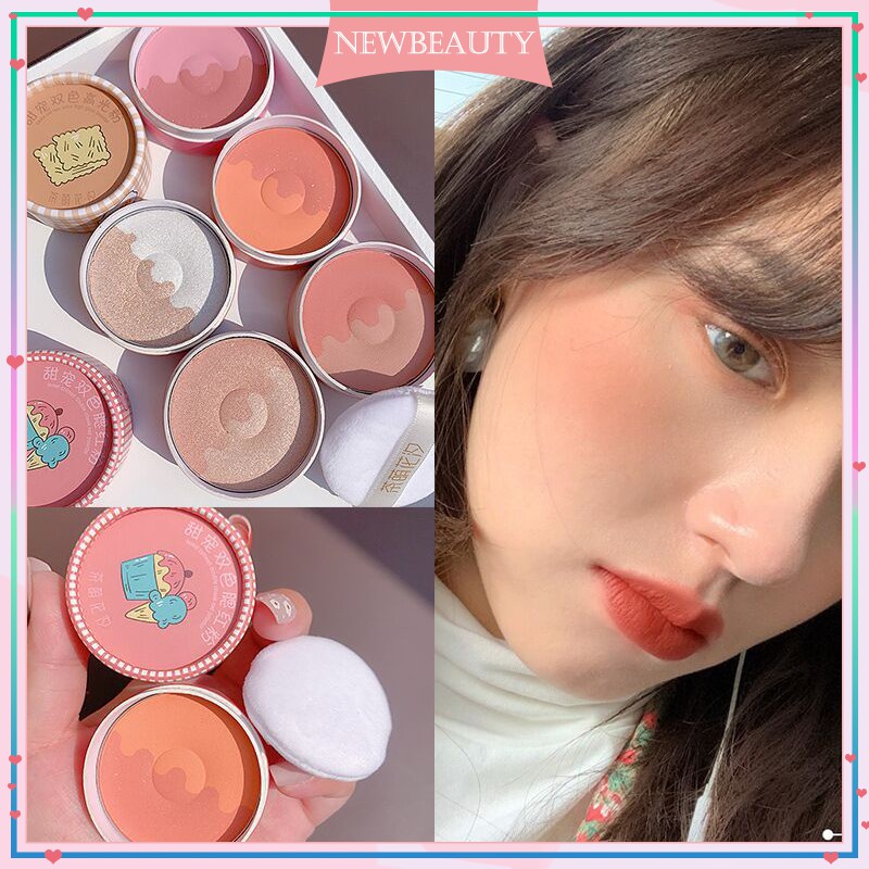 Phấn Má Hồng Màu Nude Bắt Sáng Trang Điểm Xinh Xắn Cho Nữ | BigBuy360 - bigbuy360.vn