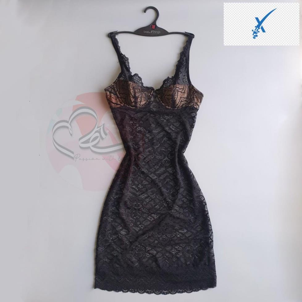 🤾👷 Đầm ngủ cup đẩy nâng ngực voan BodyFlirt quyến rũ xuất khẩu Anh 🤾👷