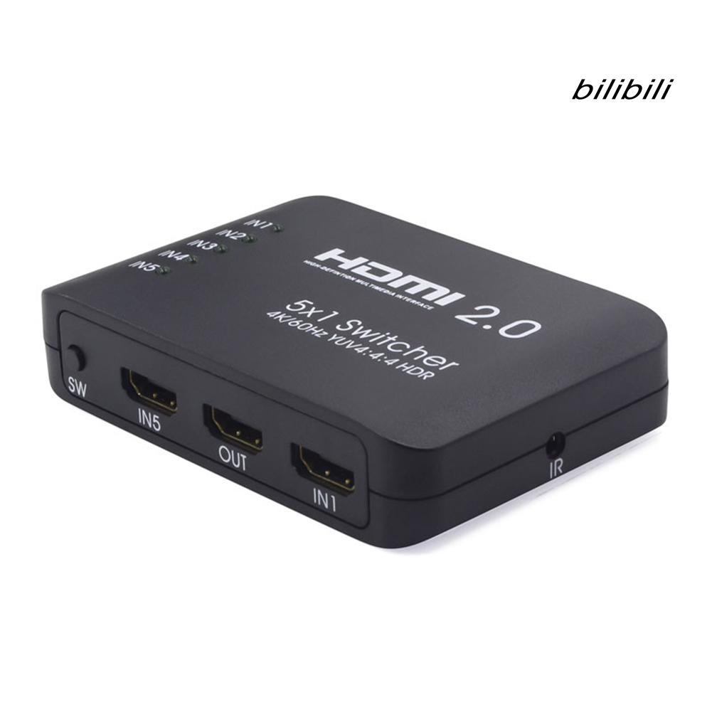 Bộ Chuyển Đổi Video G1Bilili Conumption Hdmi-Compatible 2.0 5x1 Hỗ Trợ 4k 60hz