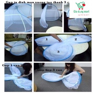 Màn chụp tự bung mùng chụp tự bung kích thước 2x2,3m