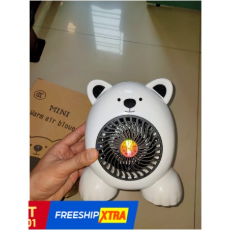 Quạt sưởi làm ấm chân để Gầm bàn, dùng tại gia đình và văn phòng kiểu dáng dễ thương NAMHP