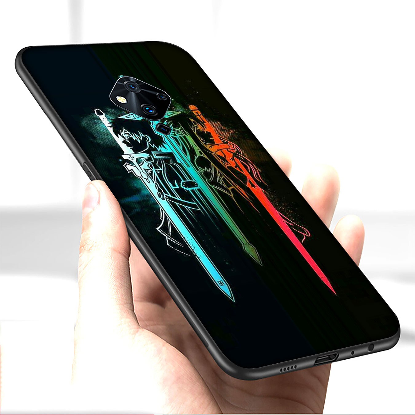 Ốp Lưng Silicone Họa Tiết Hoạt Hình Sword Art Online Thời Trang Cho Xiaomi Redmi Note 8 6 Pro 8t 8a 6a 6pro Note8 Note6 8pro