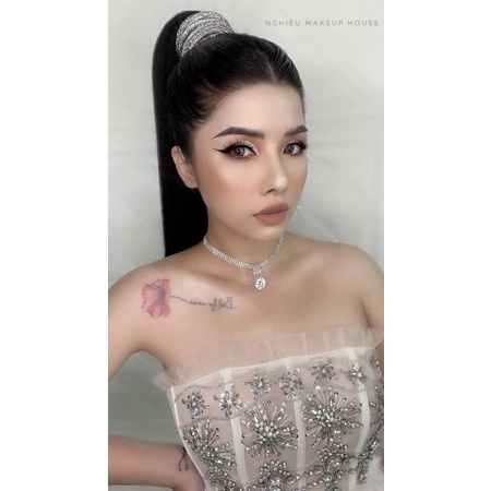 Dây đá phụ kiện trang trí tạo kiểu tóc (1 mét)