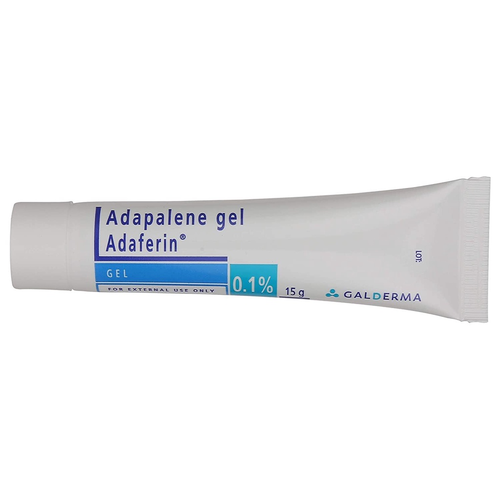 Giảm mụn Adaferin - Adapalene 0.1% Gel 15g