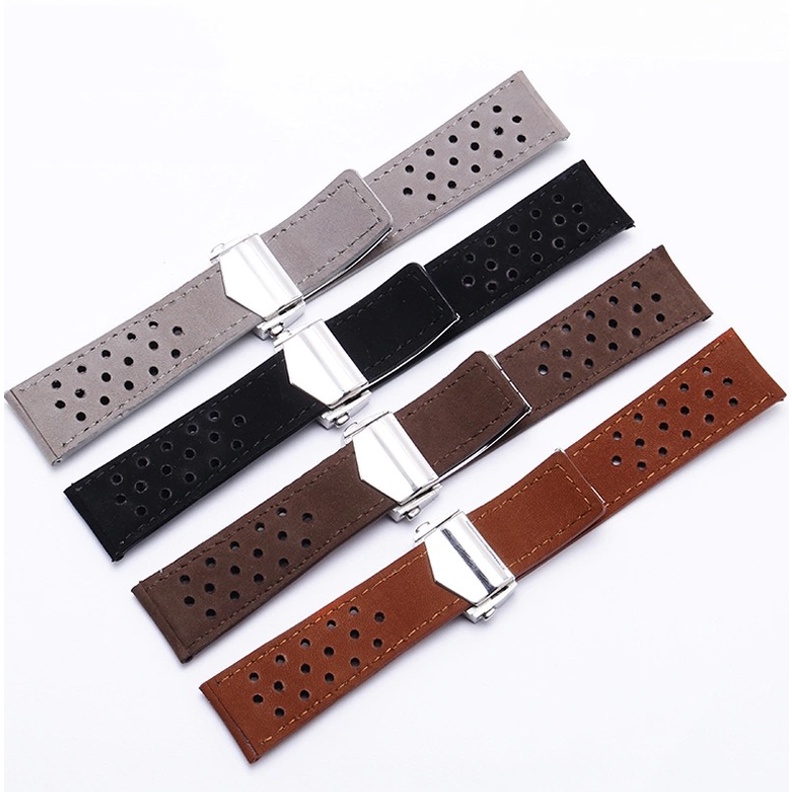 TAG HEUER Dây Da Bò Cho Đồng Hồ Đeo Tay 22mm