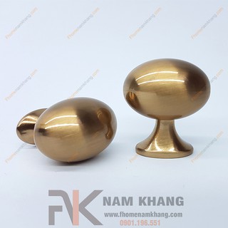 Tay nắm tủ hình ovan màu Vàng NK079-V (Màu Vàng)