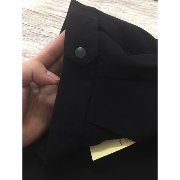 [XẢ KHO] Quần Baggy Công Sở Khuy Lệch Vải Tuyết Mưa Dày Đẹp | BigBuy360 - bigbuy360.vn