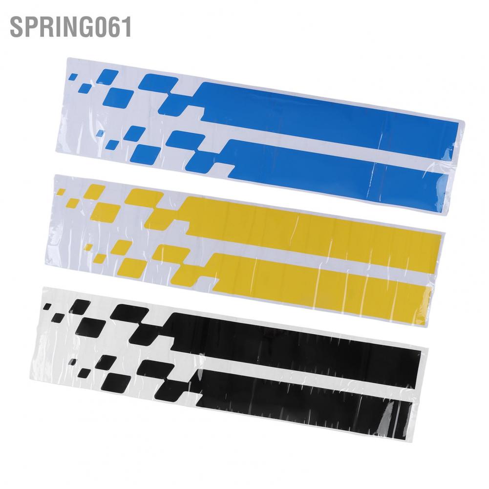 Spring061 2pcs Car Hood Cover Sticker Vinyl Auto Bonnet Stripe Stickers Universal for Cars 90 X 9cm / 35.4 3.5in