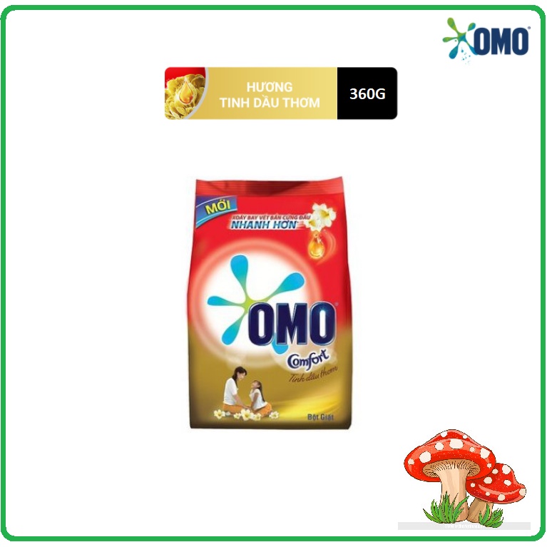 Bột Giặt OMO Công Nghệ Giặt Xanh Gói 360g/400g