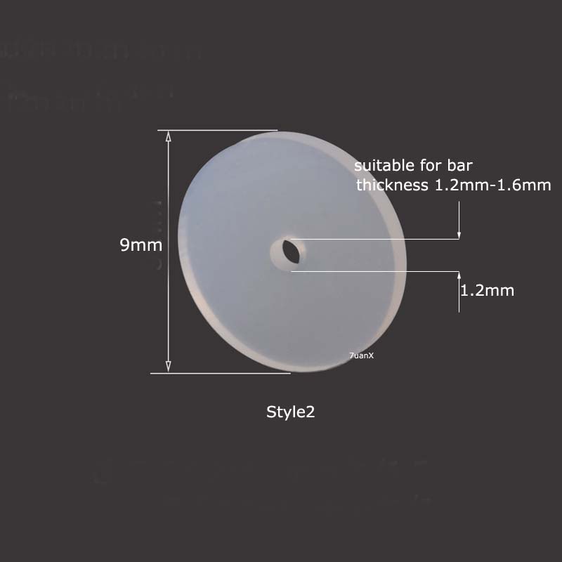 Set 5 miếng đệm silicon trong suốt dùng cố định khuyên tai chuyên dụng