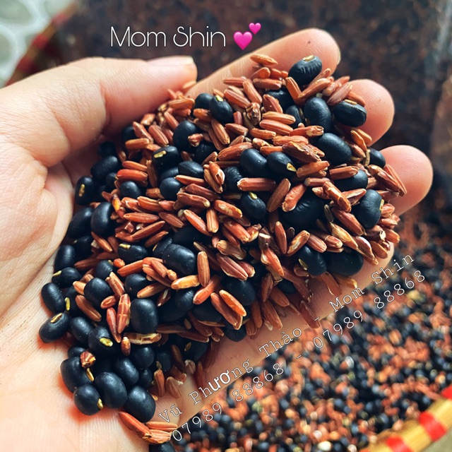 [Mã 66FMCGSALE hoàn 8% xu đơn 500K] TRÀ GẠO LỨT RẪY MIX ĐẬU ĐEN XANH LÒNG