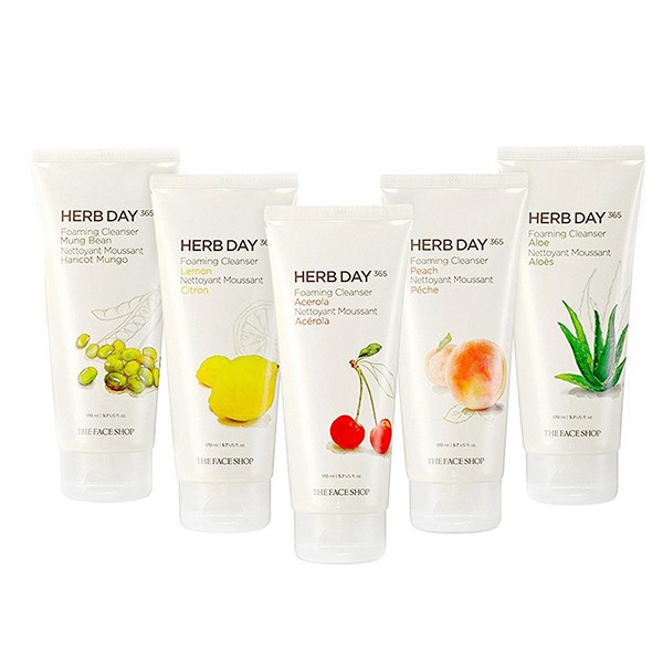 🍒CHERRY🍒 Sữa Rửa Mặt Chiết Xuất Trái Cây Làm Sạch Da Hiệu Quả Hàn Quốc (170ml) Herbday | BigBuy360 - bigbuy360.vn