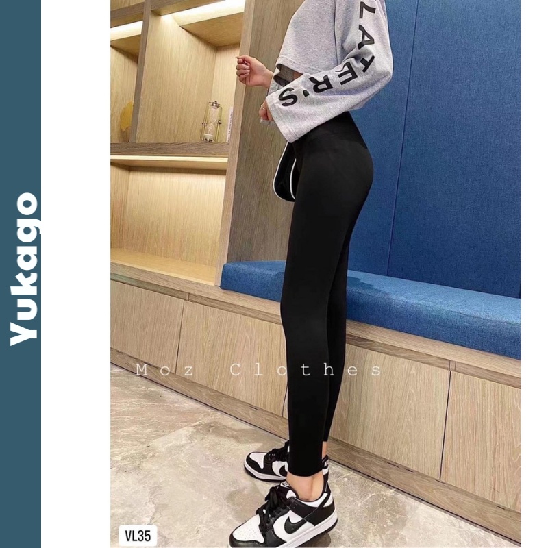 Quần legging nữ dài cạp cao dáng ôm chân nâng mông gen bụng yukago Q0001