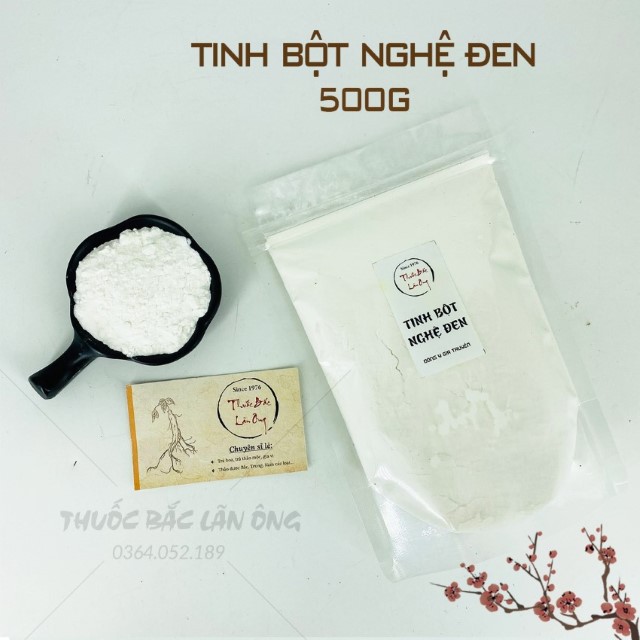 Tinh Bột Nghệ Đen Nguyên Chất 500g