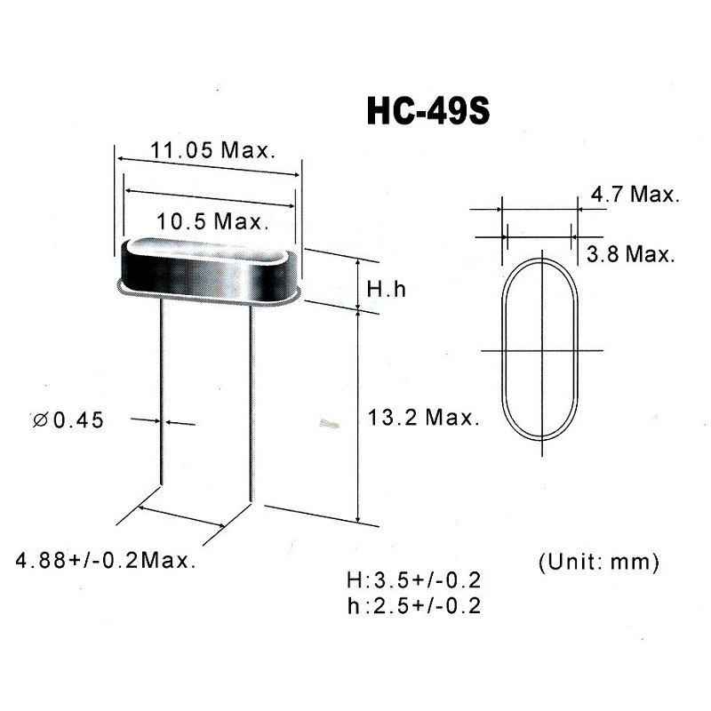 Thạch anh 49S DIP