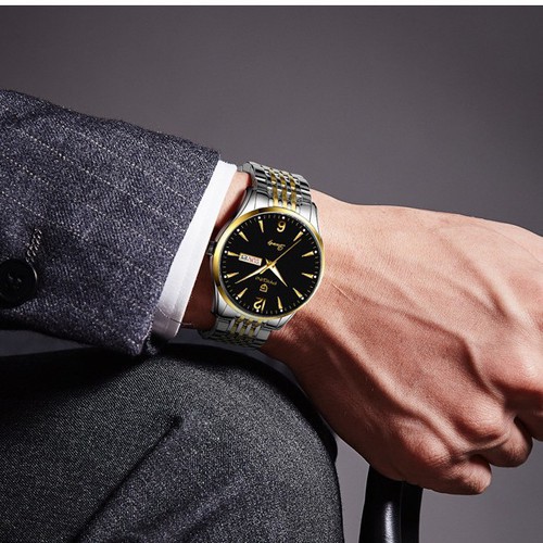 Đồng Hồ Nam PAGINI PA5566 Dây Thép Không Gỉ Kim Dạ Quang Mặt Đen Nam Tính - FullBox BH Hãng 12 Tháng | BigBuy360 - bigbuy360.vn