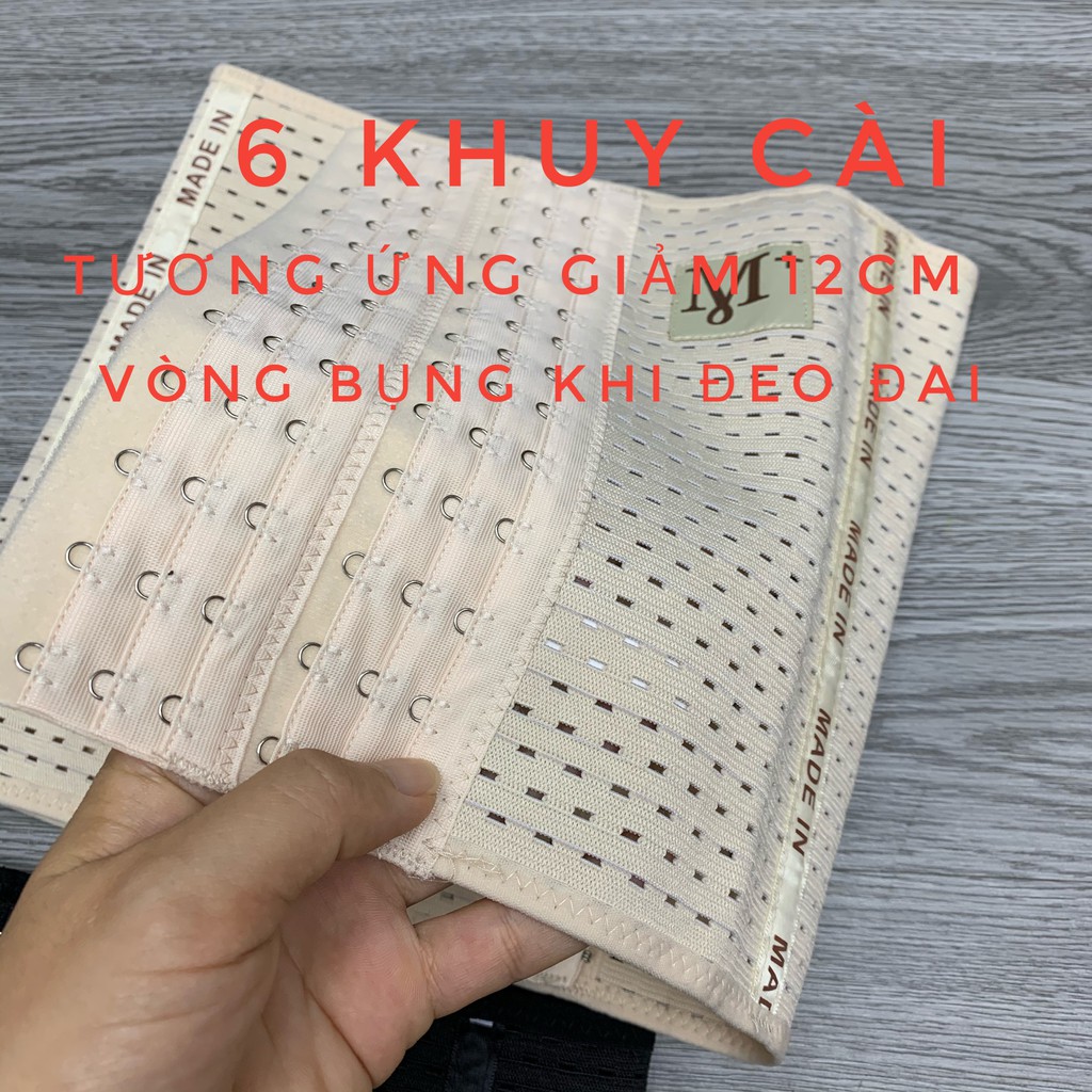 Đai nịt bụng thông hơi chống cuộn M+ - Gen nịt bụng eo thon