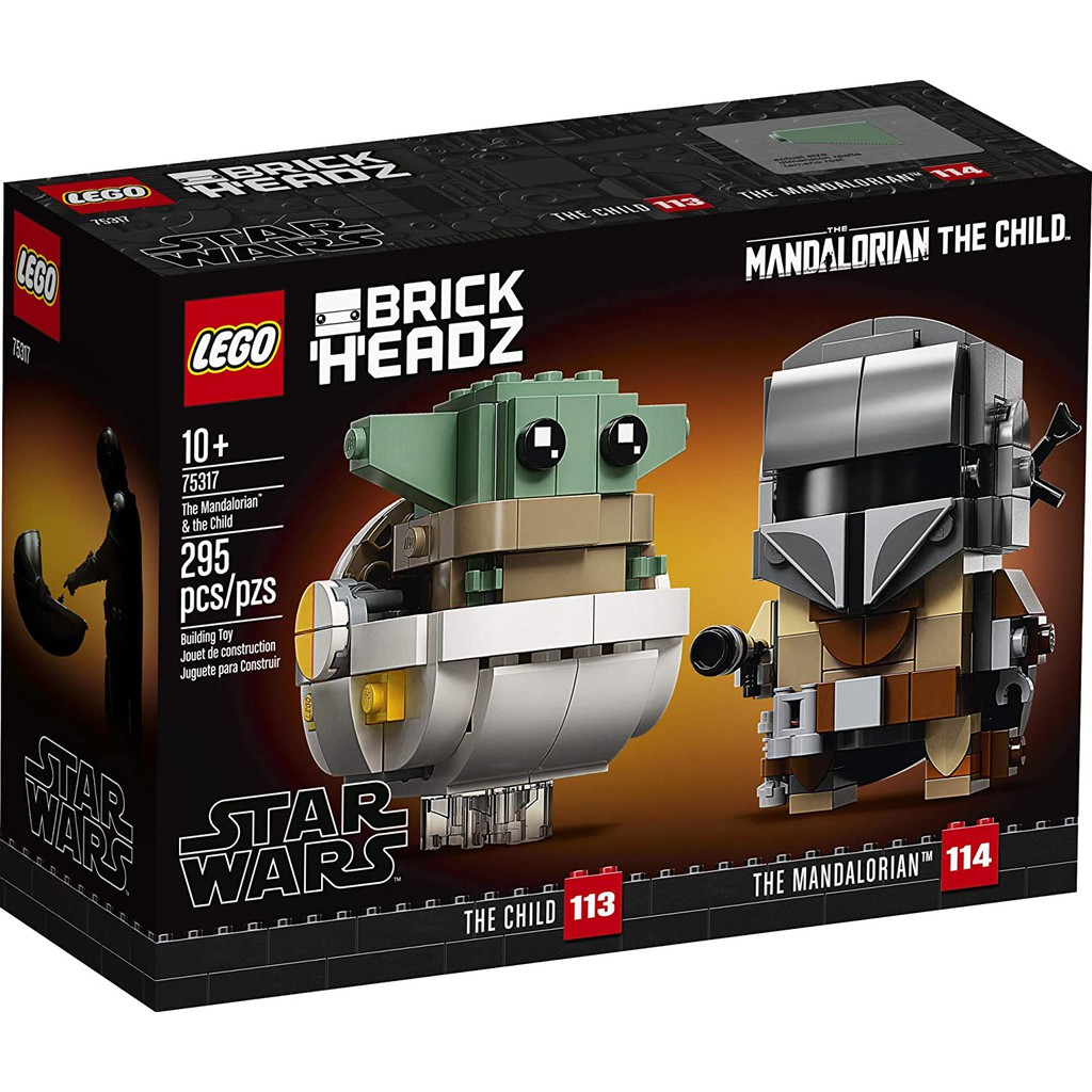 75317 LEGO BrickHeadz Star Wars The Mandalorian &amp; The Child - Mô hình