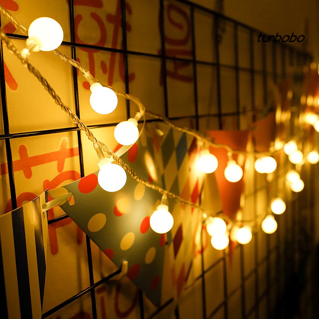 Dây Đèn LED Hình Quả Cầu Nhỏ Chống Thấm Nước Trang Trí Cho Đám Cưới