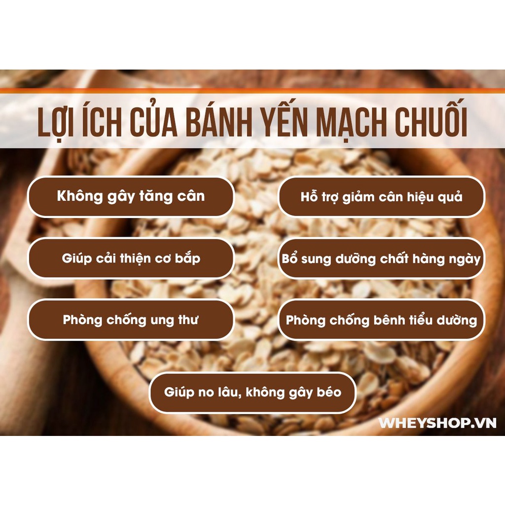 Yến Mạch Cán Dẹt Cán Vỡ Hafer Flocken 500gr, Yến Mạch Giảm Cân, Ăn Kiêng, Keto - Bếp Của Ngoại