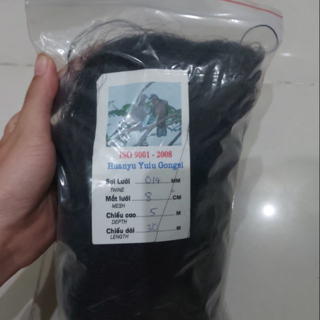 LƯỚI BẪY CHIM CU GÁY 20M, 30M, 40M CAO 6M
