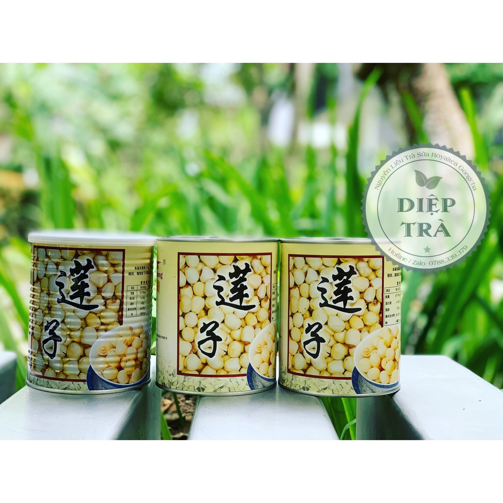 Topping hạt sen đóng lon Minchung 900gr