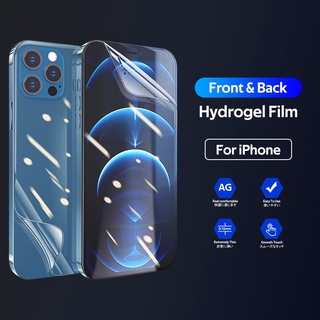 Miếng dán Hydrogel bảo vệ toàn diện màn hình cho iPhone 13 12 11 Pro Max Mini Xr X Xs Max 8 7 6 6s Plus SE 2020