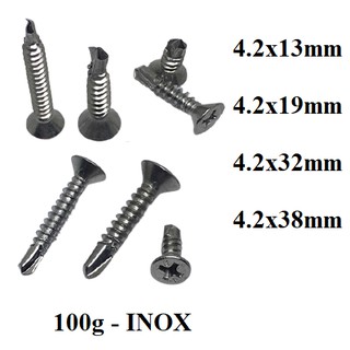 100g VÍT TỰ KHOAN ĐẦU BẰNG INOX
