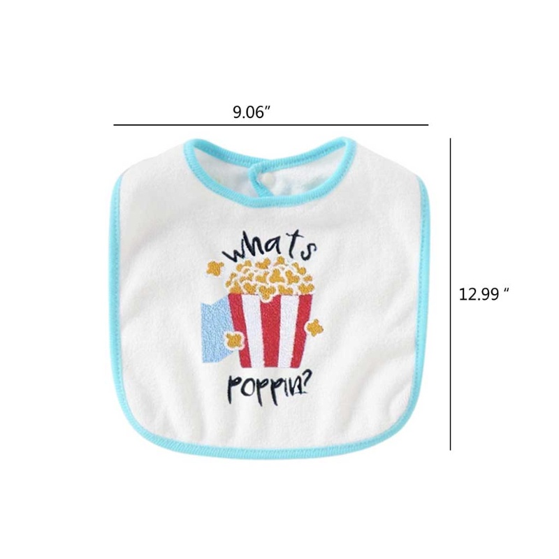 Khăn Yếm Vải Cotton Mềm Thấm Hút Nước Dành Cho Em Bé