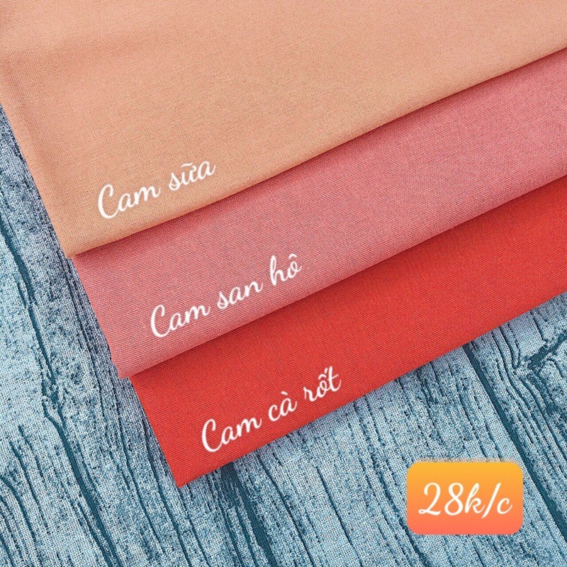 Khẩu trang linen trơn tone cam | BigBuy360 - bigbuy360.vn