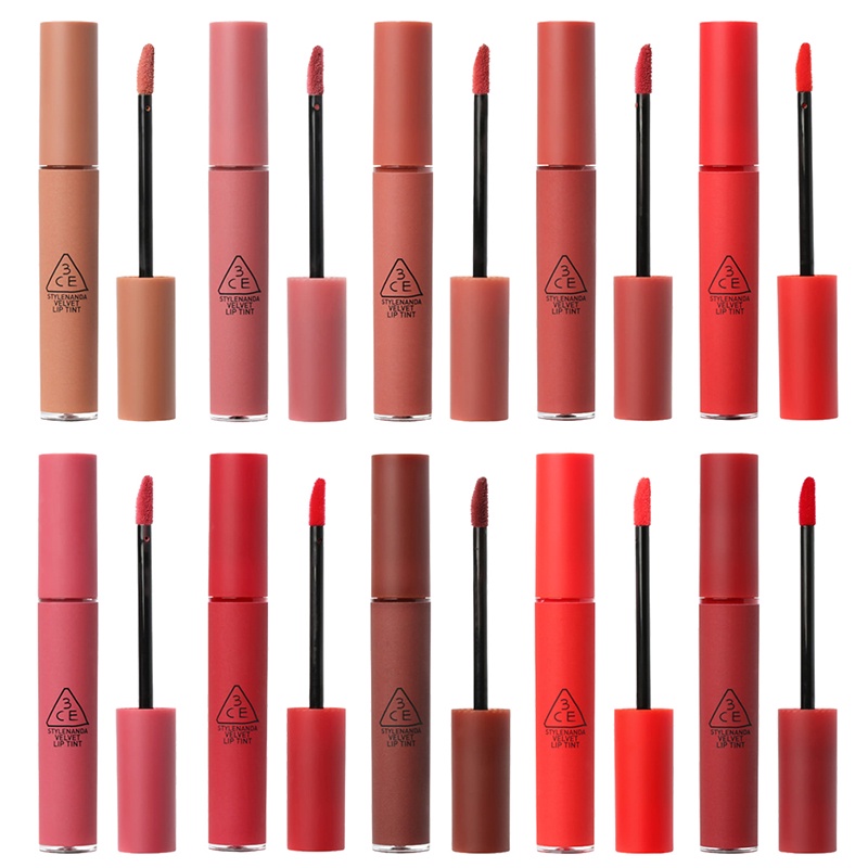 Son Kem Lì 3CE Velvet Lip Tint Walk N Talk / Bitter Hour / Cashmere Nude / Definition / Like Gentle | 3CE Blur