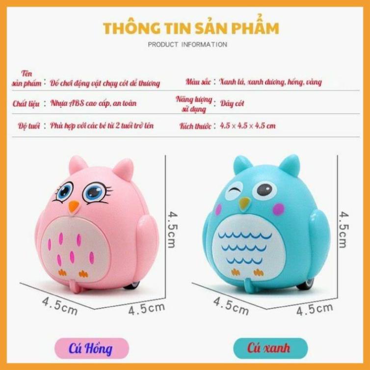Đồ chơi thú nhỏ chạy dây cót dễ thương- tặng kèm vỏ trứng nếu mua đủ 20 con