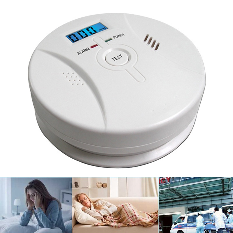 Thiết Bị Phát Hiện Khói Carbon Monoxide Hiển Thị Điện Áp Thấp