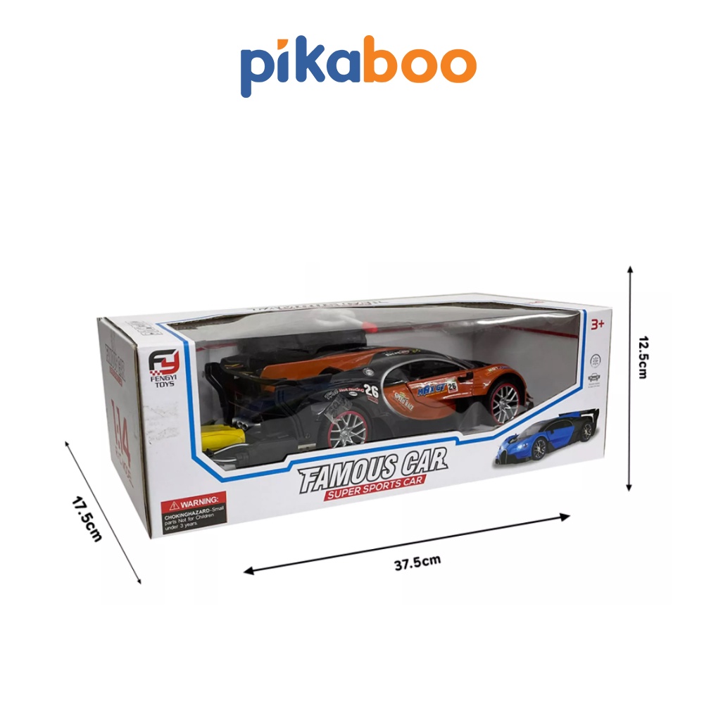 (Summer Sale 50%) Ô tô điều khiển từ xa cao cấp Pikaboo, tốc độ cao, khung nhôm, thân nhựa ABS an toàn