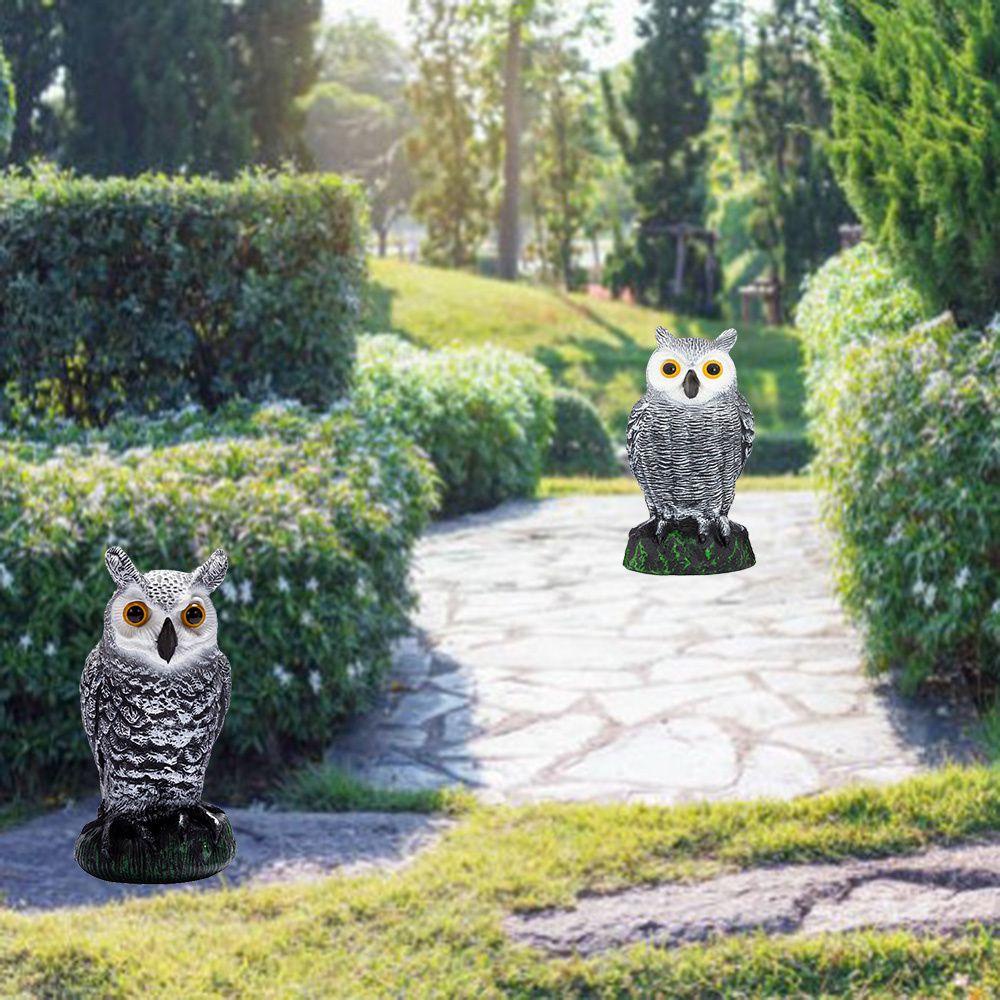 YIYU Tượng Cú Mèo Mô Phỏng Không Phai Màu Sống Động Như Thật