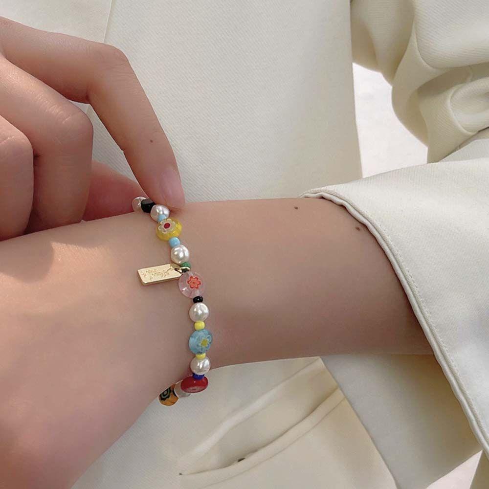 Vòng Tay Chuỗi Hạt Phong Cách Bohemian Dễ Thương