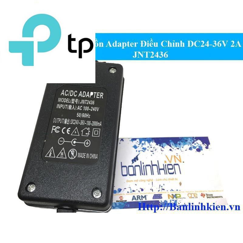 Nguồn Adapter Điều Chỉnh DC24-36V 2A JNT2436