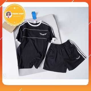 [Hàng mới về] Set Bộ Áo Phông Cộc Tay Quần Đùi Cho Nữ, Áo Thun Quần Đùi Thể Thao Chất Cotton Lạnh Loại 1