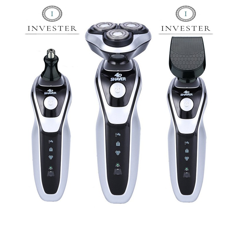 Máy Cạo Râu Đa Năng SHAVER SK1588 , Cắt Tóc,Tỉa Lông Mũi thông minh chống nước cao cấp (bảo hành 12 tháng) Siêu Bền