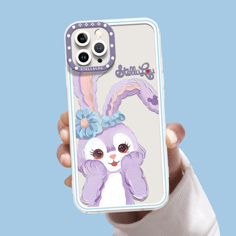 Ốp Điện Thoại Silicon TPU Mềm Trong Suốt Họa Tiết Dễ Thương Chống Sốc Cho IPhone 13 12 11 Pro X XR XS Max 6 6S 7 8 Plus