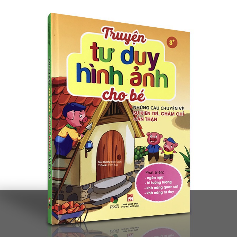 Sách - Truyện Tranh Tư Duy hình Ảnh Cho Bé (Combo, lẻ tùy chọn) Tặng Kèm Truyện Cổ Tích Song Ngữ