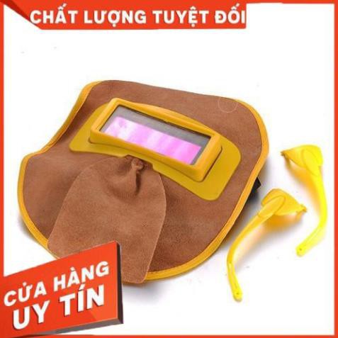 Mặt nạ hàn điện tử bằng da - VT18