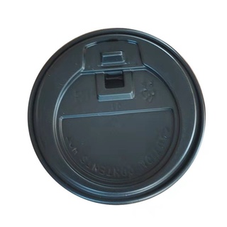 Set 50 nắp cốc khóa nóng nhựa ps dùng 1 lần 90mm - kingpack